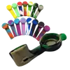 Compact Silicone Hand Pipe with Metal Bowl – Portable and Durable, Color: Green, 3 image