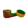 Compact Silicone Hand Pipe with Metal Bowl – Portable and Durable, Color: Orange