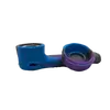 Compact Silicone Hand Pipe with Metal Bowl – Portable and Durable, Color: Blue, 2 image