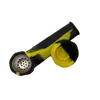 Compact Silicone Hand Pipe with Metal Bowl – Portable and Durable, Color: Yellow, 2 image