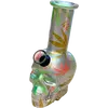 Skull-Shaped Mini Glass Bong 15cm: Compact and Stylish