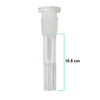 Amsterdam Glass Downstem with 6 Shooter Diffuser, Downstem Length: 10.5, 4 image