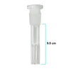 Amsterdam Glass Downstem with 6 Shooter Diffuser, Downstem Length: 9.5, 4 image
