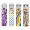 Rare Clipper Jet Flame Lighter with Stylish Designs, Color: Purple