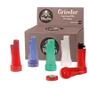 Гриндер и защитный кейс для зажигалки Clipper, Цвет: красный