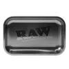 RAW All Black Medium Metal Rolling Tray - Durable, Sleek, Portable, 2 image