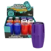 Plastic Herb Grinder Jar with Built-In Storage, Color: Purple