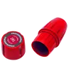 Plastic Herb Grinder Jar with Built-In Storage, Color: Red, 3 image