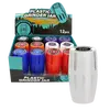 Plastic Herb Grinder Jar with Built-In Storage, Color: White