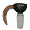 Ox Horn Glass Bowl 14.5mm - Style Meets Functionality, Color: Black