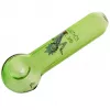 Glass Pipe Rick and Morty 10 cm (Multi-colored), Color: Green