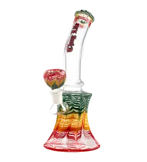Colorful Bent Neck Series Bong by Thug Life