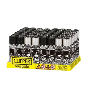 Clipper Lighter Party Skulls
