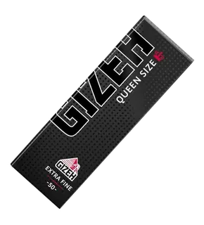 GIZEH BLACK Papers Queen Size 1¼ Extra Fine 50 pcs