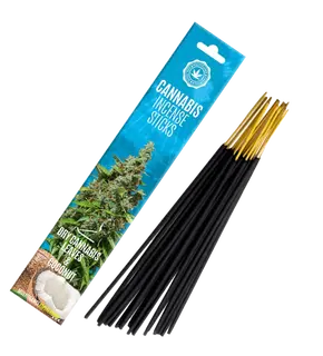 Cannabis Incense Sticks – Coconut and Dry Cannabis Leaves Scented