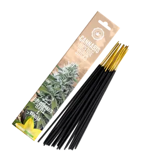 Cannabis Incense Sticks – Vanilla and Dry Cannabis Leaves Scented