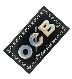 OCB Premium შავი ორმაგი მოძრავი ქაღალდი 100 ც