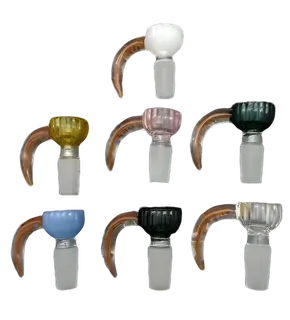 Ox Horn Glass Bowl 14.5mm Color Variety, Color: Transparent