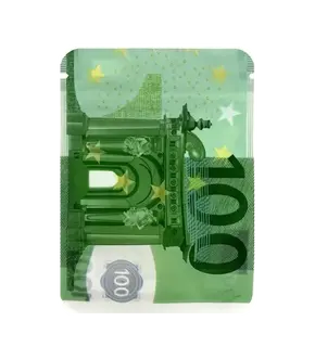 ზიპლოკი პაკეტი 100 EURO 70მმ x 100მმ