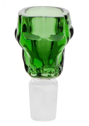 Glass Bowl Iron Man Green