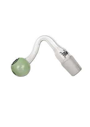 Black Leaf Oil Bowl 90° (Various Colors), Bowl Joint Size: 18.8, Color: Green