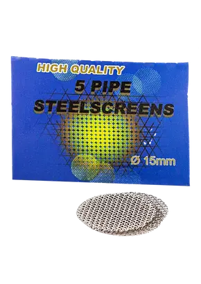 Flat Steel Screens for Pipes by Black Leaf 15 mm