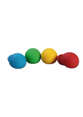 Oil Black Leaf Silly Silicone Balls, ფერი: ლურჯი