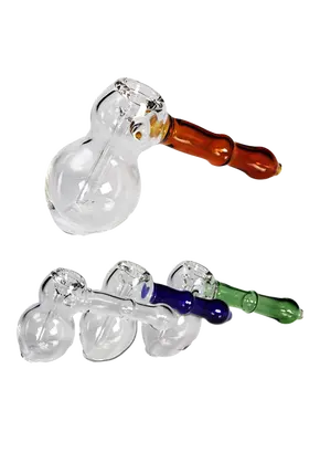 Hammer Pipe with Turbo Hole (Various Colors), Color: Orange