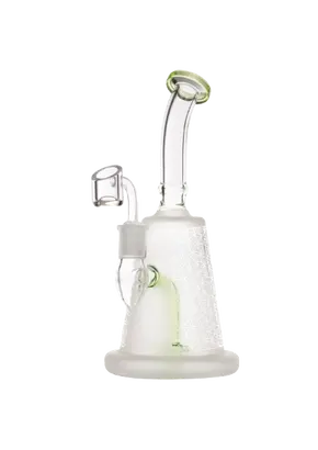 Limited Edition Bent Neck Oil Bong by Amsterdam, Color: Green