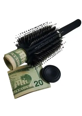 Comb-Shaped Hidden Stash Container