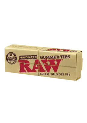 RAW Perforated Gummed Rolling Filters, 33 pcs