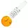 Стеклянная трубка Lollipop 12 cm (разные цвета), Цвет: оранжевый