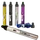 3-Part Pipe with Built-In Lighter and Silicone Mouthpiece, Color: Silver