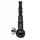 Aluminium Vortex Pipe - Stylish and Durable Smoking Accessory, Color: Black