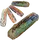 Stylish Borosilicate Glass Shotgun Pipe with Unique Weave Design, Color: Blue