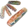Stylish Borosilicate Glass Shotgun Pipe with Unique Weave Design, Color: Orange
