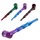 Stylish and Durable Metal Smoking Pipe in Vibrant Colors, Color: Purple