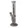 Blaze Bong with Metallic Rainbow Effect and Gear Wheel Base, Color: Gray