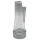 Clipper Lighter Holder with Built-In Grinder, Color: Transparent
