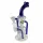 Black Leaf Recycle Bubbler for a Pure Smoking Pleasure, Color: Blue