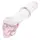 Glass Skull Pipe (Multi-Colored) 12cm, Color: Pink