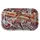 Metal Tray RAW (Different Prints), Size: 27-16, Color: Brown