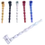 12cm Bamboo-Style Metal Pipe in Various Colors, Color: Silver