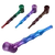 Stylish and Durable Metal Smoking Pipe in Vibrant Colors, Color: Purple