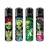 Зажигалка Clipper Alien с уникальным дизайном и сменным кремнем, Цвет: красный