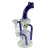 Black Leaf Recycle Bubbler for a Pure Smoking Pleasure, Color: Blue