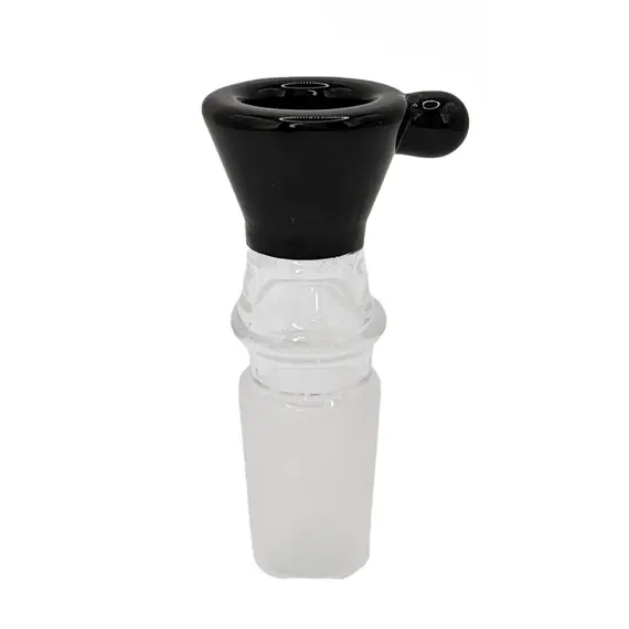 Tapered Cone Glass Bucket 14.5mm / 18.8mm (18.8, Black), Bowl Joint Size: 18.8, Color: Black