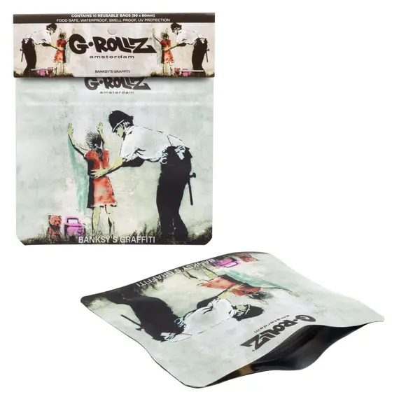 G-Rollz | Banksy's Girl Being Frisked Vacuum Storage Bag 90x80 mm