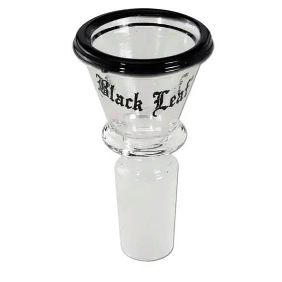 Black Leaf Conical Glass Bowl 14.5mm