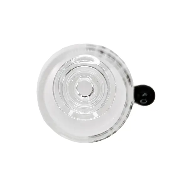 Rounded Glass Bowl Black Leaf 18.8 mm, Bowl Joint Size: 18.8, Color: Black, 4 image